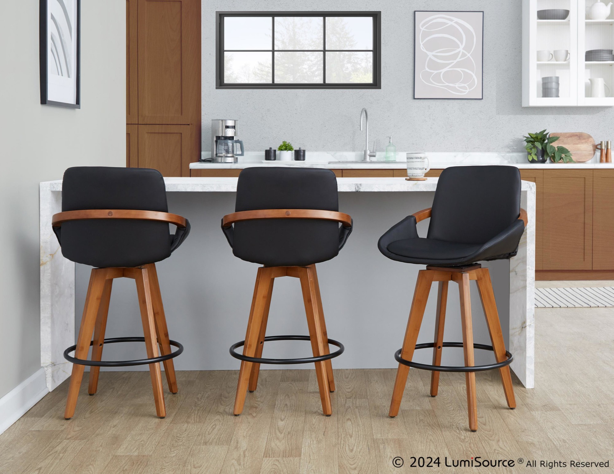 Cosmo 26" Fixed-height Counter Stool